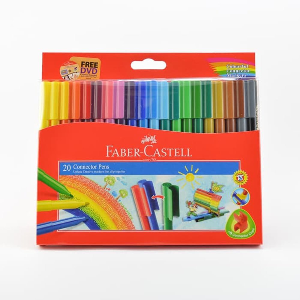 

Faber Castell Connector Pens 20 Color Spidol Warna Murah Berkualitas