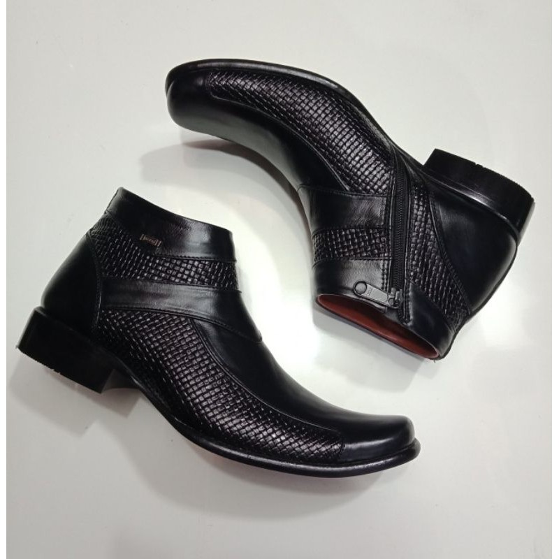 SepatuBootPria/Sepatu Pantofel Kerja Pria/Merek Bally/Pantofel Boot Kerja Pria/Pantofel Formal Pria/Kulit Sapi Asli 100%