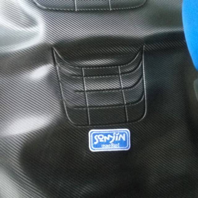 Bungkus jok MOTOR bordir KARBON ori