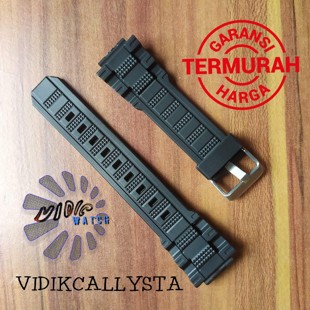 Tali jam tangan tali karet Rubber strap Jam QQ Q&amp;Q M146 M-146 M 146 Hitam