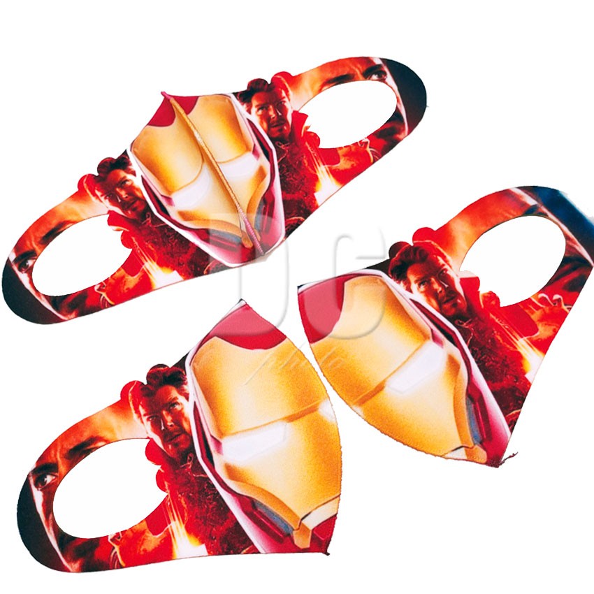 Masker Anak Kecil Scuba Premium Iron Man Power Rangers Spiderman (Bisa Pilih Motif)