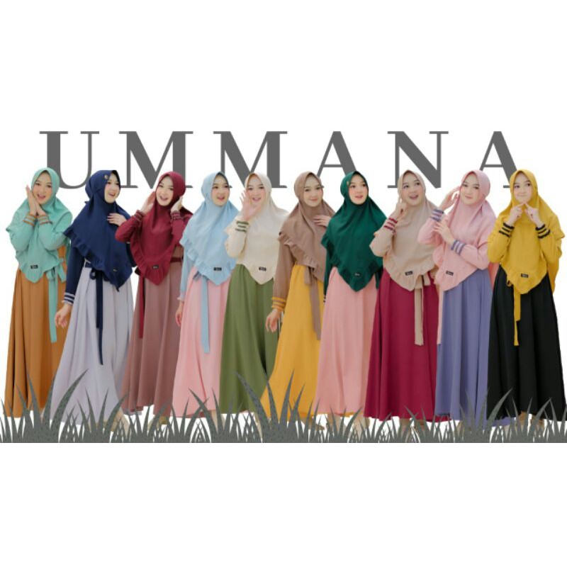 (READY)SET GAMIS DEALOVA - DEALOVA SET ORIGINAL BY UMMANA INDONESIA