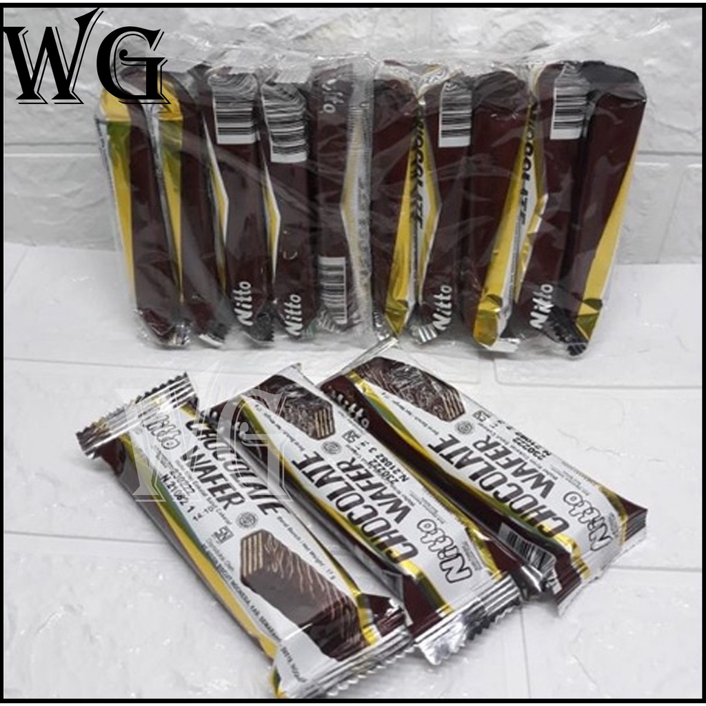 

Nitto Waffer Choco Stick 17 gram x 10 Renceng