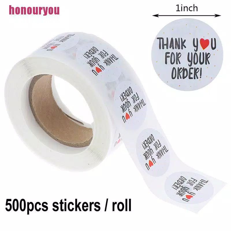 

sticker label Thank You Terimakasih untuk olshop