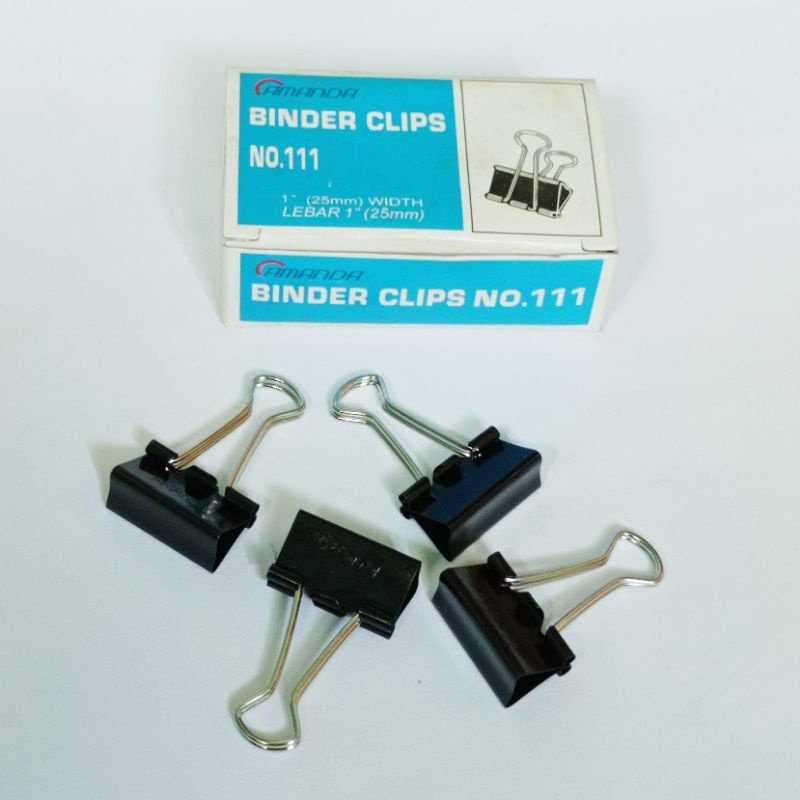 

RYDETA - BINDER CLIPS AMANDA 1" (25 mm) WITDH [PER PACK/12PCS]
