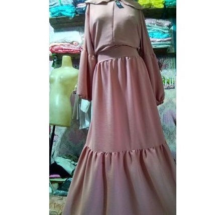 gamis lesty rayon crincle