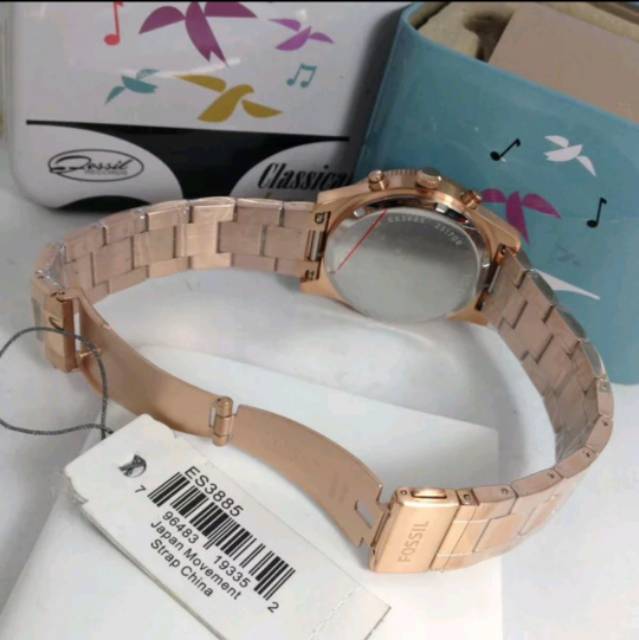 Jam tangan wanita Series BF boyfriend Stainless steel ES3885 ES3884 ES3883 ES4093 ES4135