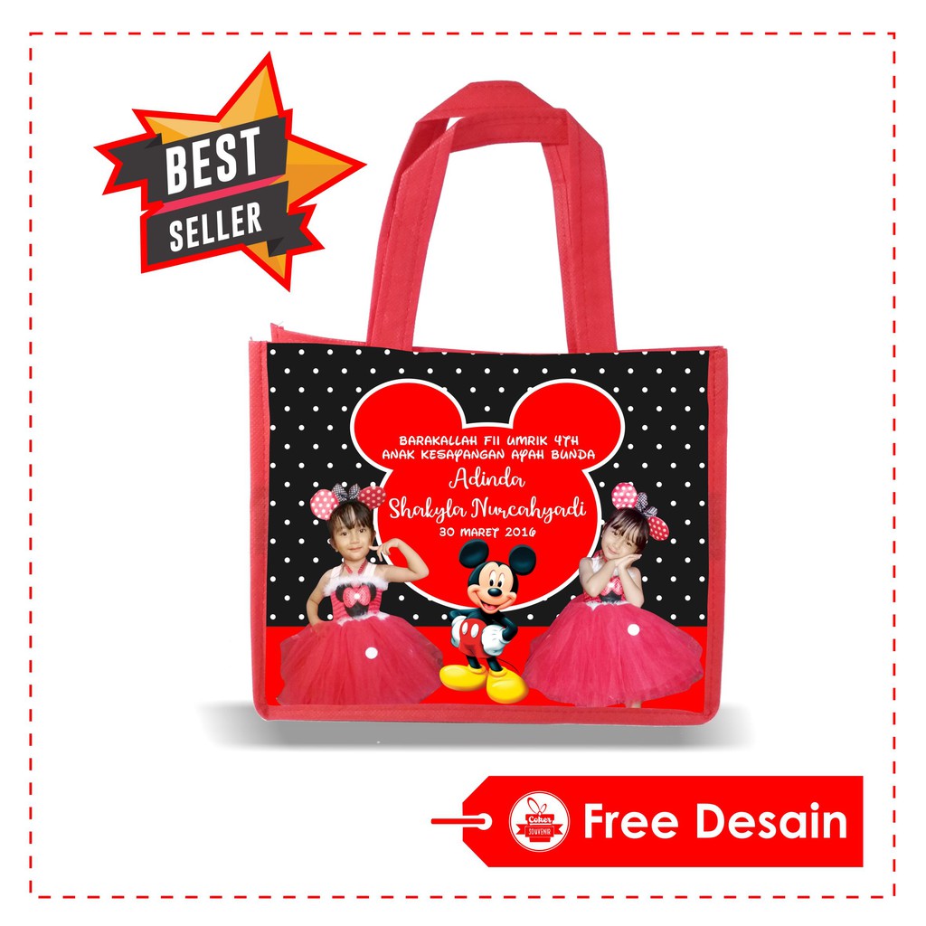 

Tas Ulang Tahun Souvenir Murah Mickey Mouse