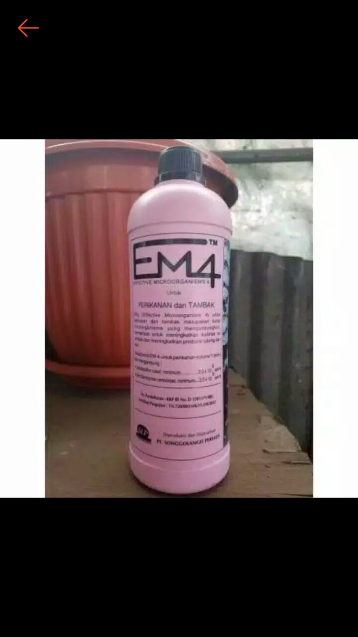 Em4 Perikanan, Tambak 1liter
