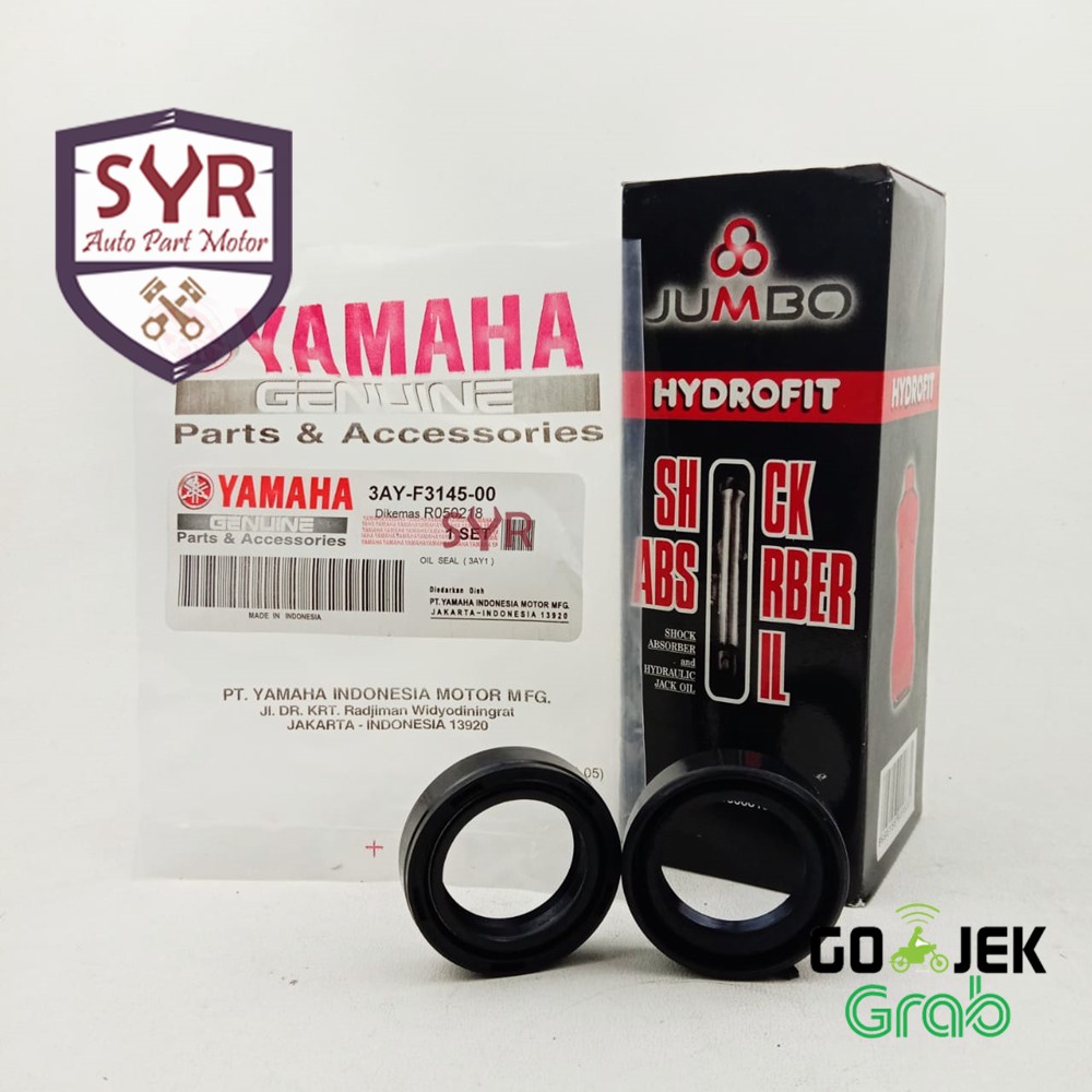 PAKET OLI SHOCK + SEAL SHOCK DEPAN ALL MIO, FINO JUPITER VEGA MX FIZR 5TL (JUMBO+5TL)