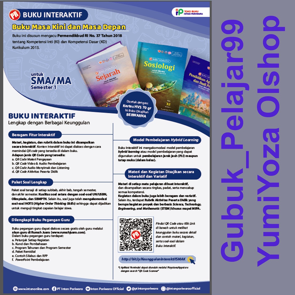 PR INTERAKTIF KIMIA 12 Untuk 1 Tahun SMA/MA Intan Pariwara Edisi HVS 2021-2022-1
