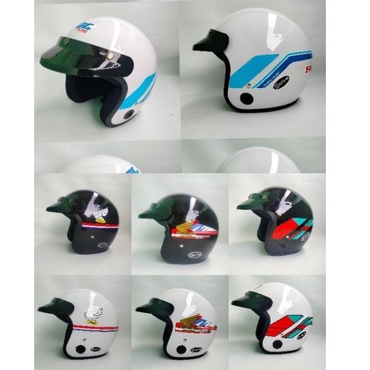 wq28 Helm Honda jadul Helm Astrea Grand Helm GL series Win100 Honda C70 Jadul Custom Restorasi