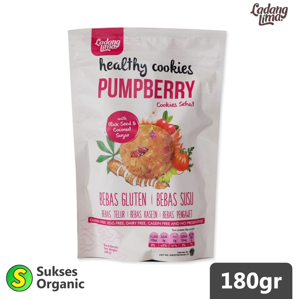 

Healthy Cookies Pumpberry | Ladang Lima | 180gr