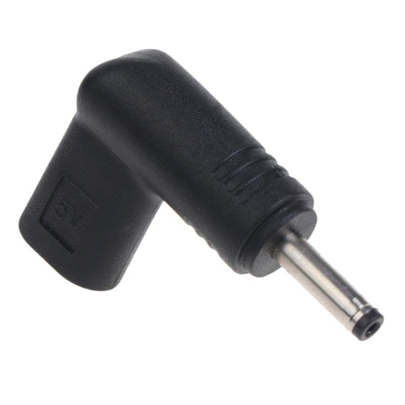 Zzz Adapter Konverter Power Charging DC 3.5mmx1.35mm 90 Derajat Tipe C Ke 3.5x1.35mm