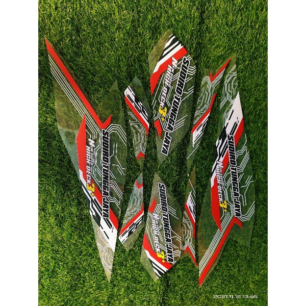 STRIPING TRANSPARAN BEAT 2021 DELUXE LIVERY BUS STJ