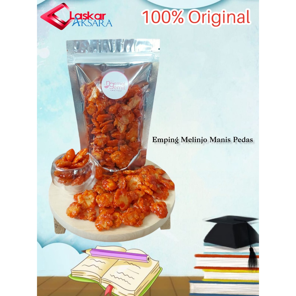 

Snack Jadul Emping Melinjo Balado Manis Pedas / Premium