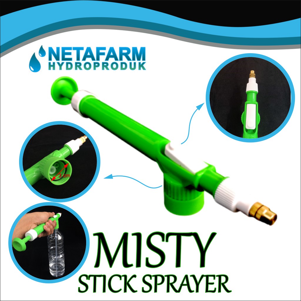 Alat Semprot HEAD / KEPALA Stick Sprayer MISTY ( warna Hijau )