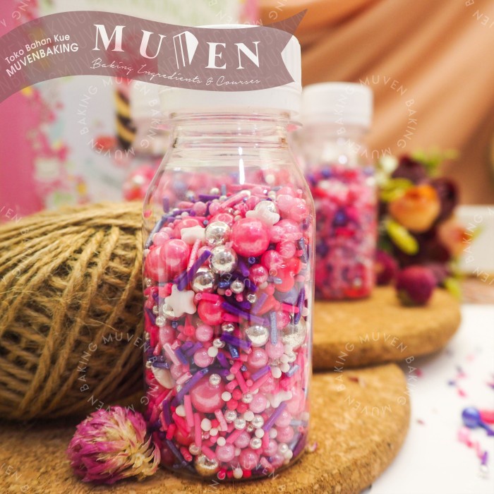 

Jual Cs Pinky Twinkle - Sprinkle Cake Mix Trimit Dragee Sugar Candy Kue