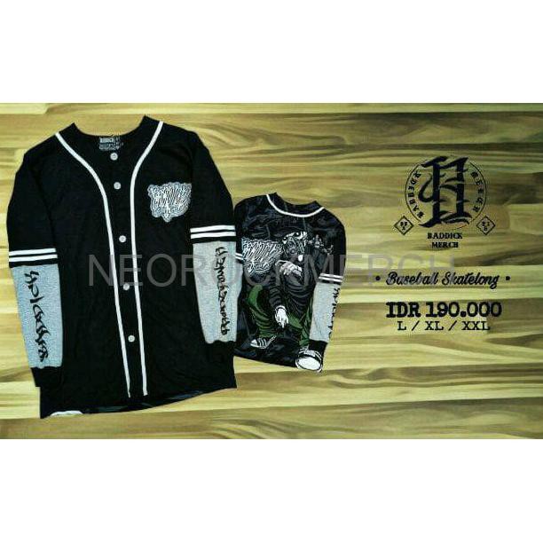 KAOS JERSEY BASEBALL LENGAN PANJANG MOTIF HOMIES FULL PRINT TERMURAH