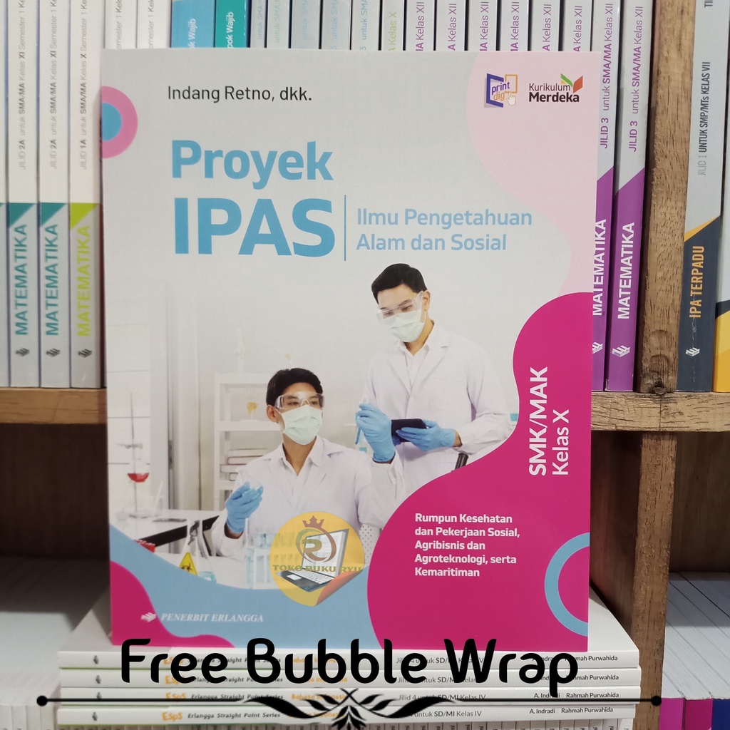 Proyek IPAS Kelas 1 SMK Rumpun Kesehatan Kurikulum Merdeka Erlangga