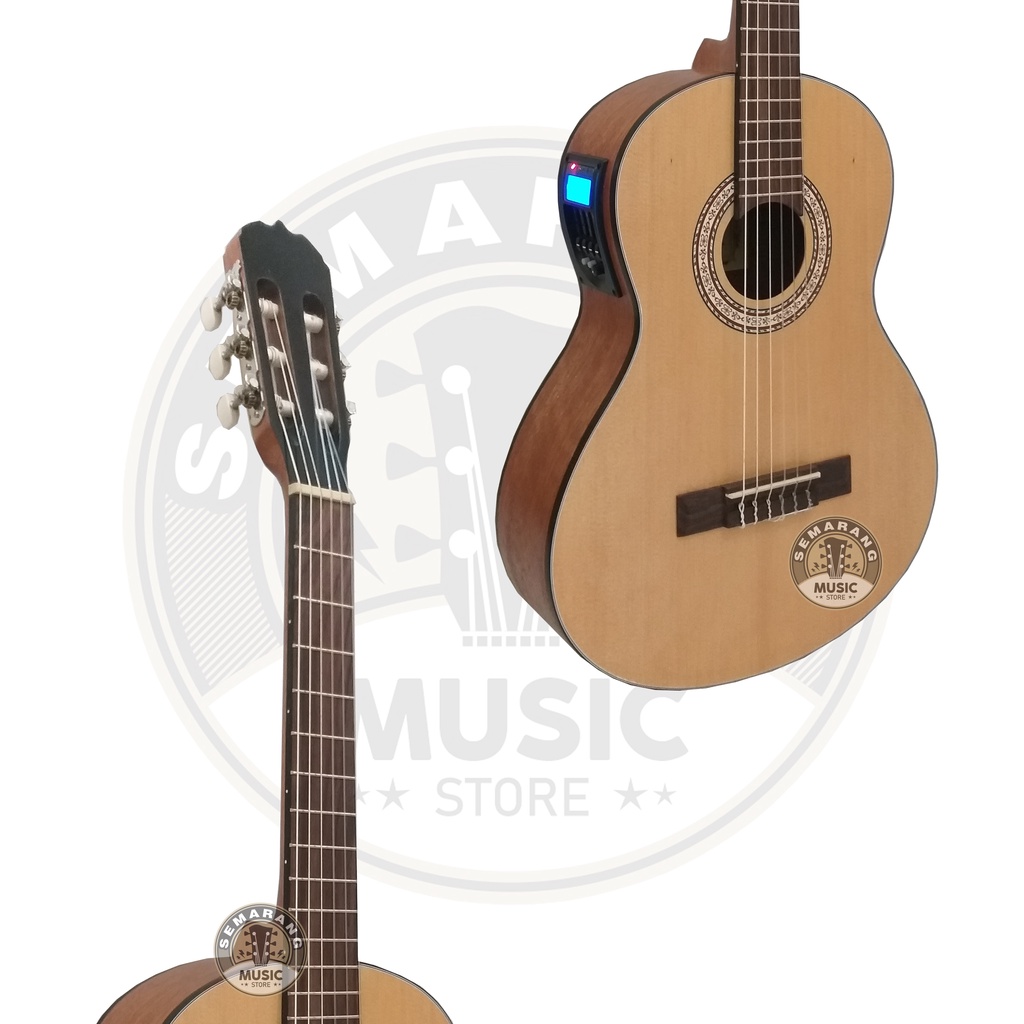 ORIGINAL!!! Gitar Klasik Elektrik Import Merk Cowboy CG-100 ¾ NA CG 100 ¾ NS 3per4 LC Prener