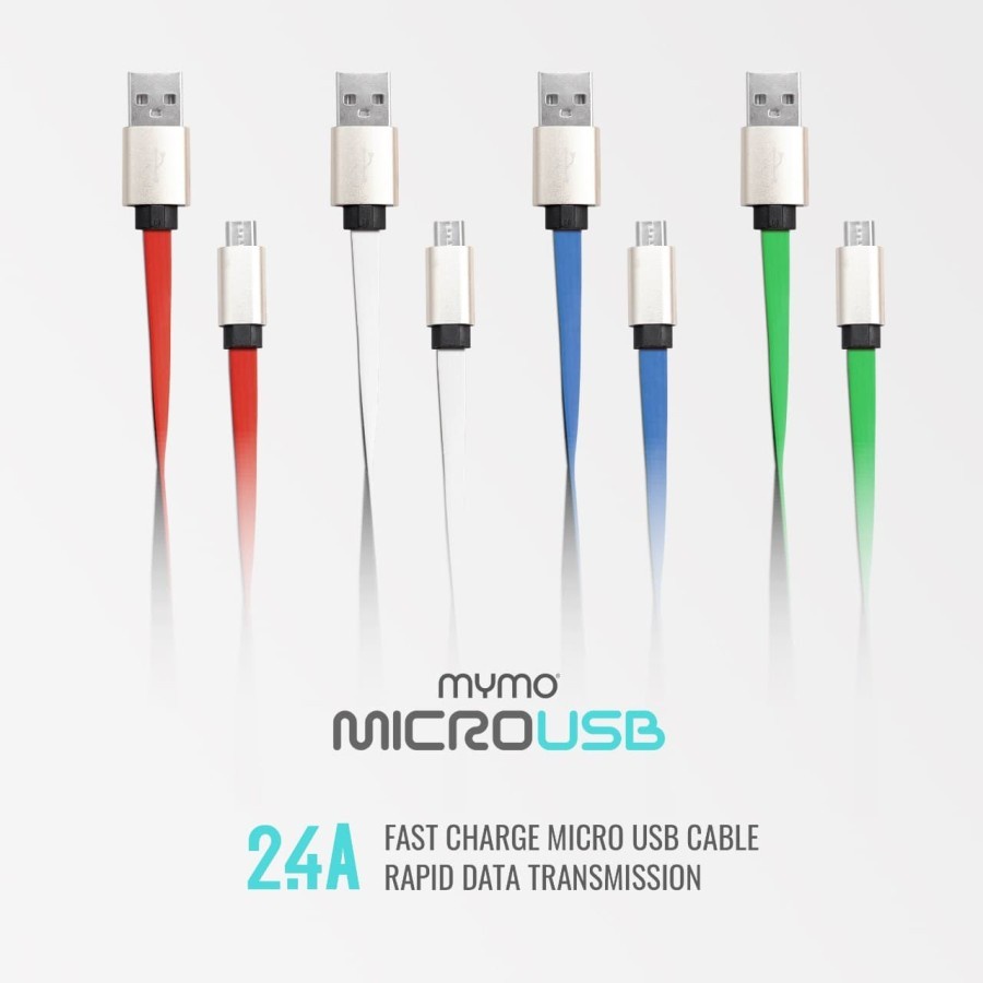 Kabel Data Micro USB Fast Charging Toples 50pcs Mymo 2.4A Android