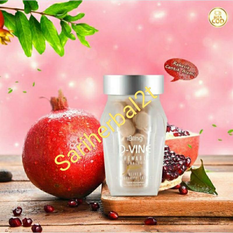 D vine Collagen Original ECER, d vine, d vine collagen original isi 40 butir suplemen kecantikan kul
