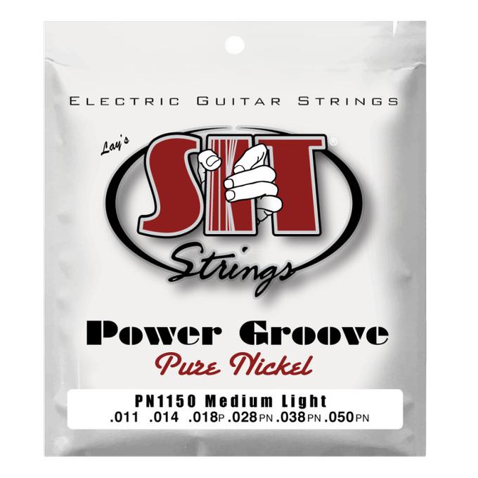 Sit Pn1150 Medium-Light Power Groove Pure Nickel Electric Strings