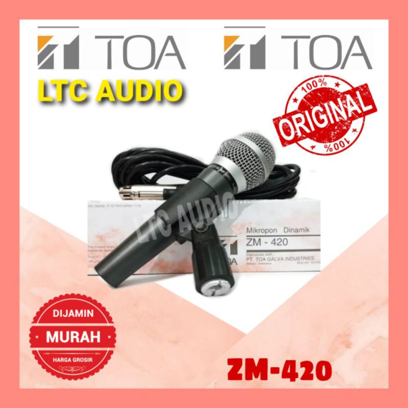 MIC KABEL TOA ZM-420 / TOA ZM 420 / TOA 420