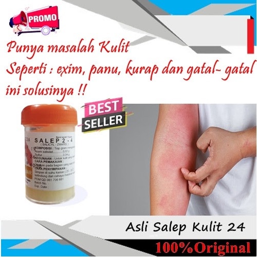 Salep Zwafel 24 2-4 Original Obat Gatal Scabies Salep Belerang Original 100% Asli Buat Eksim Gatal Jamur Panu Kadas Kurap Bpom