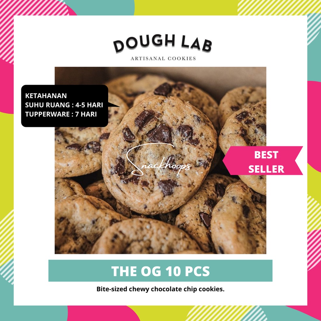 Jual THE OG 10 PCS - DOUGHLAB - DOUGH LAB - COOKIES - CHOCO ...