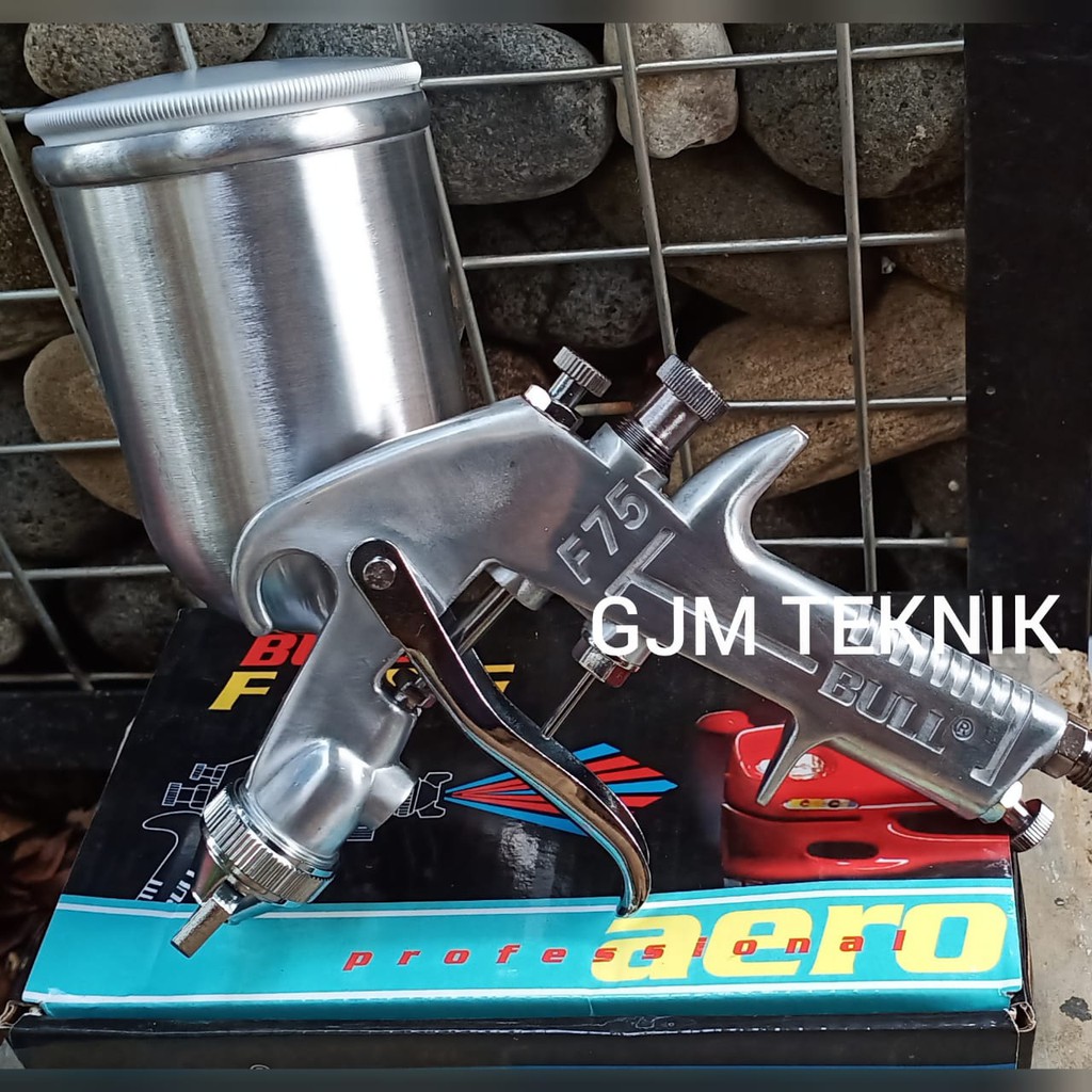 Spray gun Bull F75 - Alat semprot cat merek bull - Spray gun murah