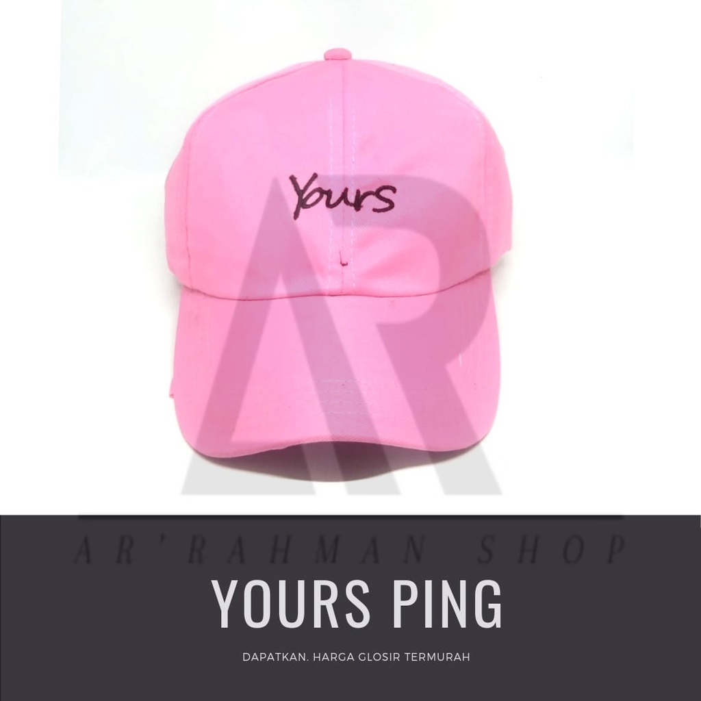 8.8 TERMURAH Topi Pria Wanita Baseball Cowok Cewek Dewasa Bordir Yours Terbaru Terlaris Termurah COD