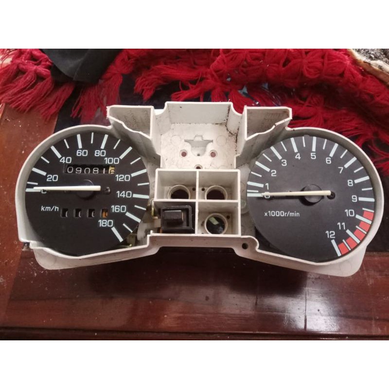 mesin dan cover speedometer spidometer rx king master ori bekas copotan