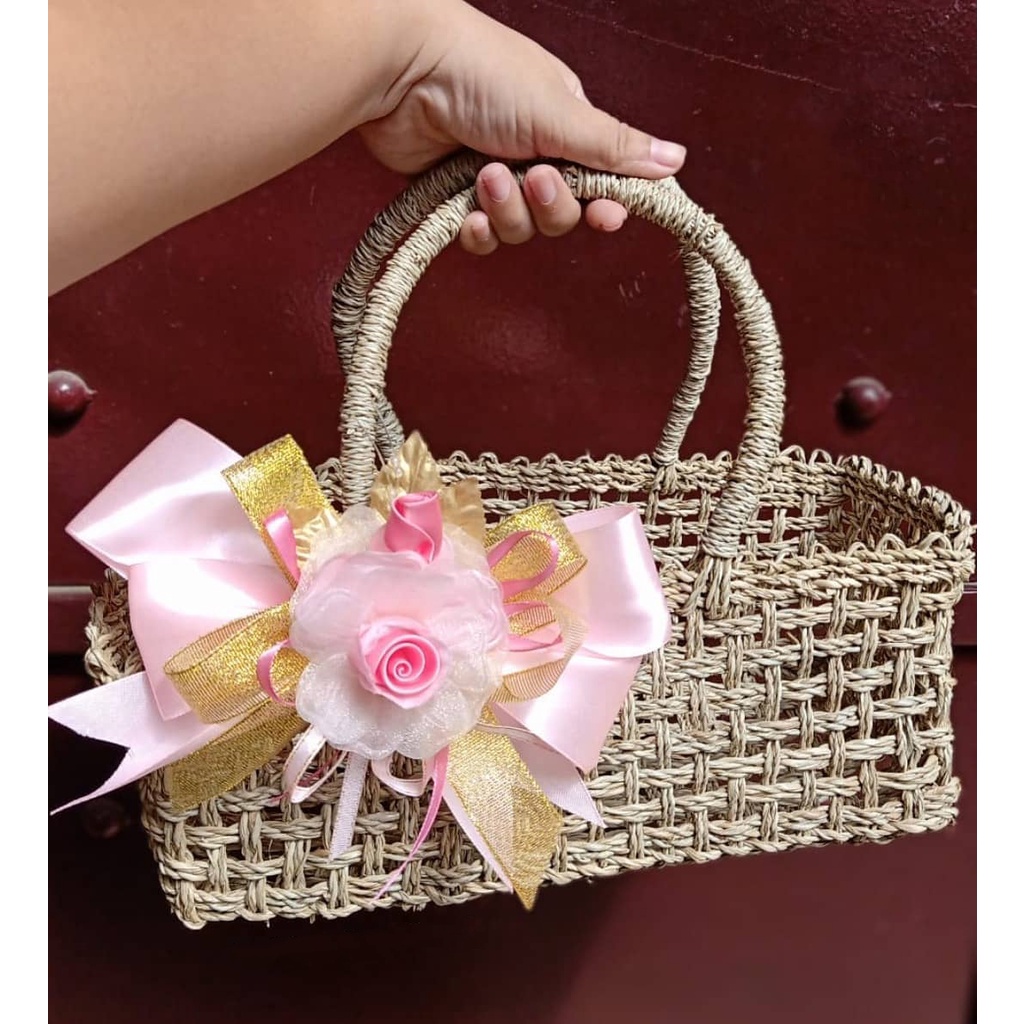 

Tas Keranjang Hampers Toples Anyaman Pelepah Purun