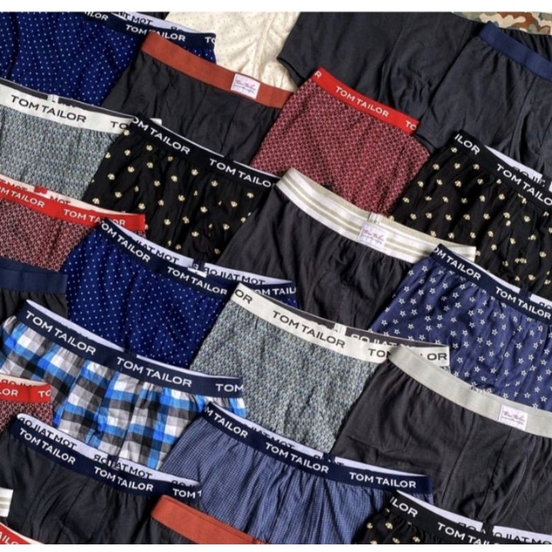 TOM TAILOR Boxer Briefs Sports Stretch Original CD Celana Dalam Isi 3pcs