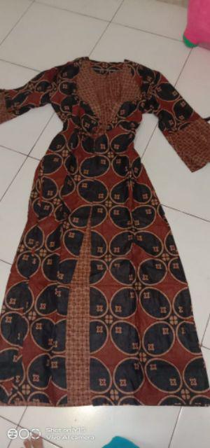 Gamis Batik Terlaris | Gamis Batik Syari