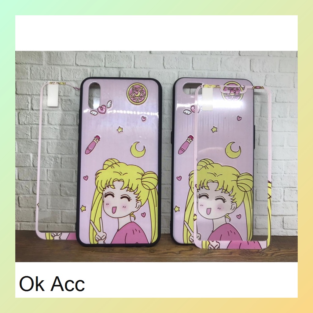 BARU CASE BONUS TG Kaca karakter Oppo A31 2020 A33/A53 2020 A37/Neo 9 A3S/C1 A52/A72/A92 A5S/A7/A12/A11K/realme 2 pro/U1/U2 C17/7i C12 C15 Samsung J2 Prime Vivo Y11/Y12/Y15/Y17 Y91/Y93/Y95 Y91C Xiaomi Redmi 3 3S 5A 8A 9C HCTG 19