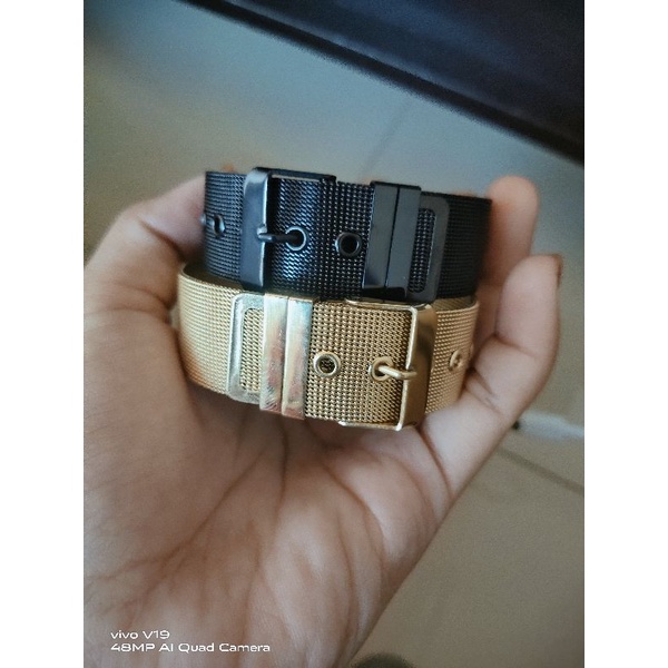 gelang tangan 2cm sabuk staenles / rolex