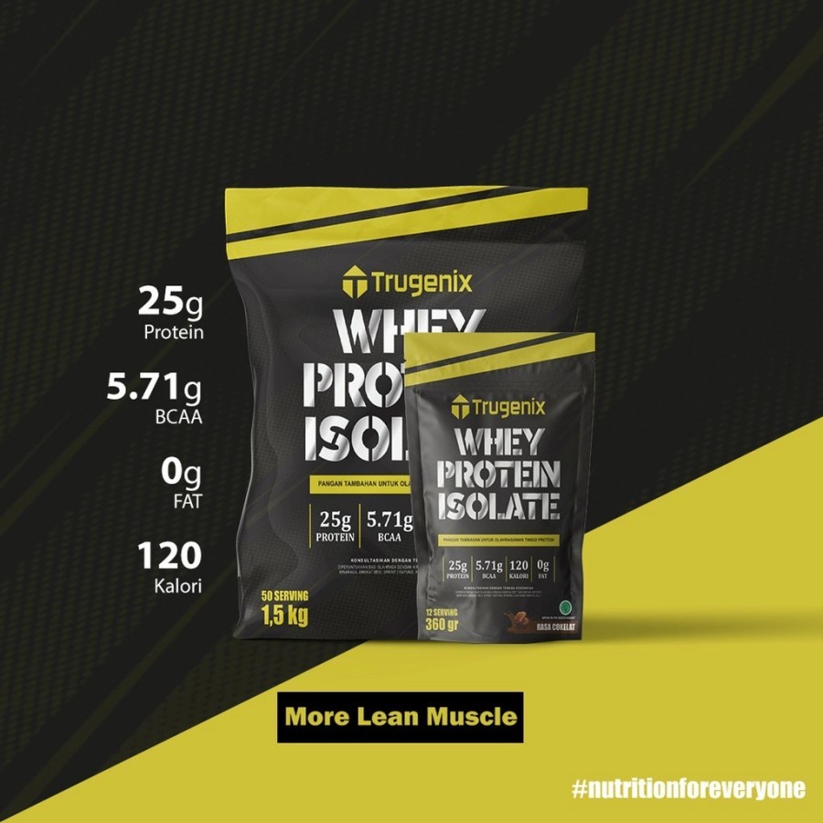 TRUGENIX 100% WHEY PROTEIN ISOLATE 50 servings 1.5 kg Whey Pro Isolate