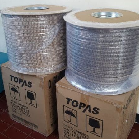 

Ring Kawat Spiral Jilid 1" Nomor 16 Roll Spool Pitch 2:1 25,4mm 220 lembar Topas O BINDING WIRE