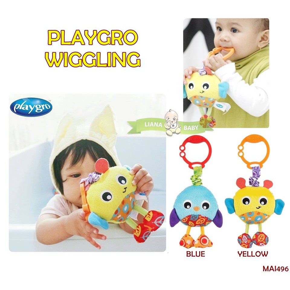 MAI496 MAINAN STROLLER GETAR PLAYGRO WIGGLING