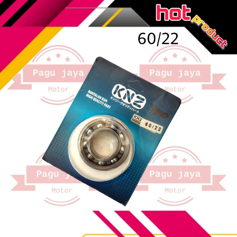 laker laher ball bearing ukuran 60/22 KNZ ( laher as roda belakang beat vario scoopy spacy 60 22 )