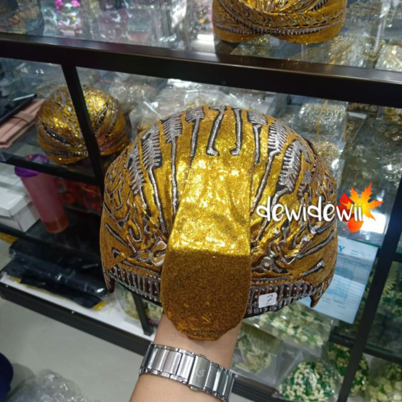 Blangkon Pengantin, SoLo Prodo full Gold