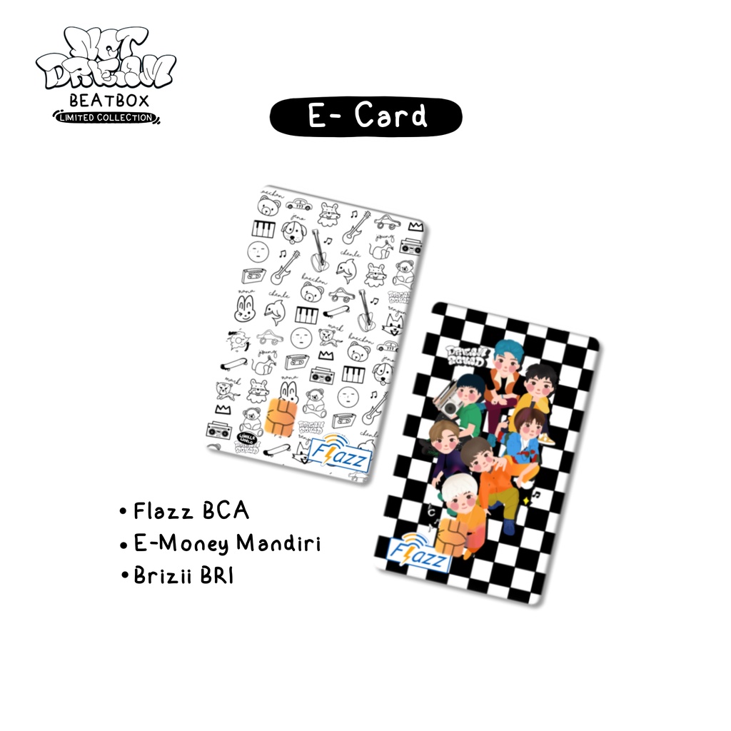 E-Card/E-Money/Flazz/BRIZII NCT Dream Beatbox Series (Koleksi Terbatas)