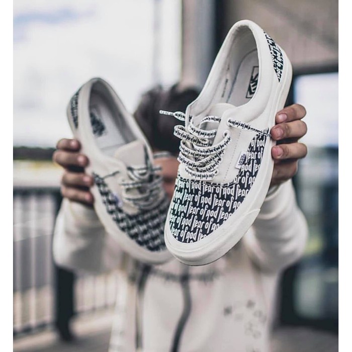 Vans Era x Fear Of God (Sepatu Sneakers Hypebeast Cowok Pria)
