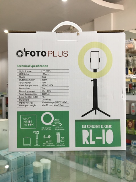 Fotoplus Ring Light RL-10 Bi-Color