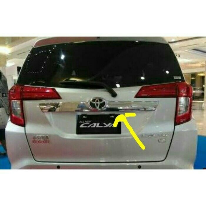 trunklid belakang Calya chrome