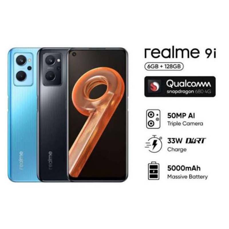 REALME 9i 6/128 GARANSI RESMI