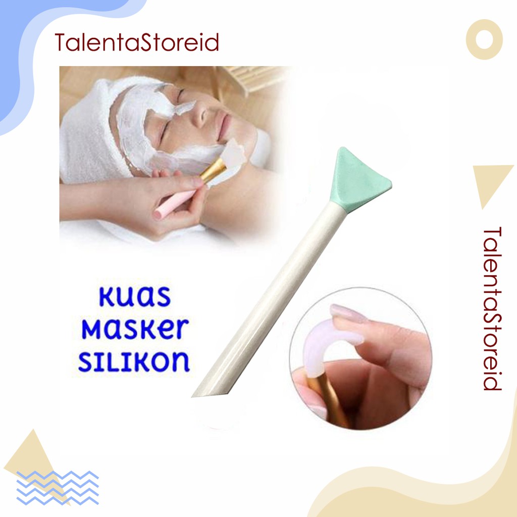 Kuas Masker Wajah Silikon Facial Mask Beauty Tools Kuas Masker Karet